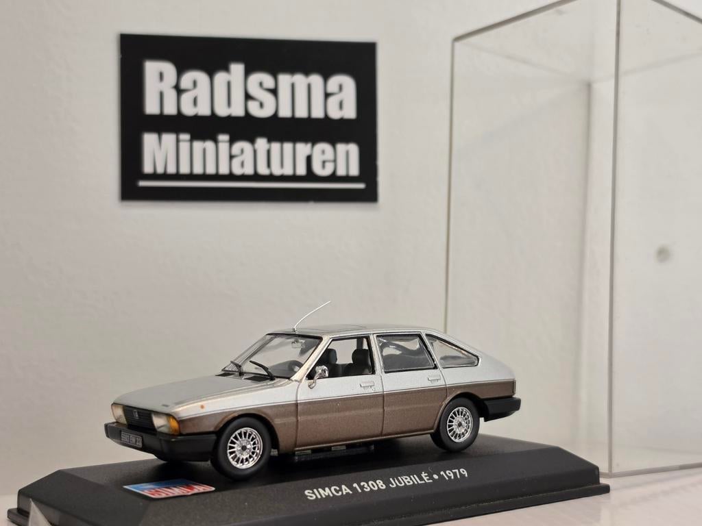 Simca 1308 Jubilé 1979 - Two tone - 1:43 Ixo/Altaya, Overige merken, Auto, Ophalen of Verzenden, Zo goed als nieuw