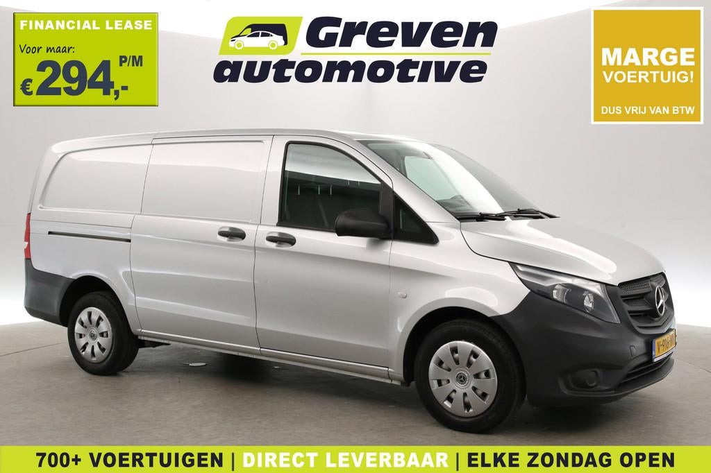 Mercedes-Benz Vito 111 CDI Lang | MARGE | Airco | 3 Zits | T, Auto's, Bestelauto's, Voorwielaandrijving, Stof, Gebruikt, Euro 6