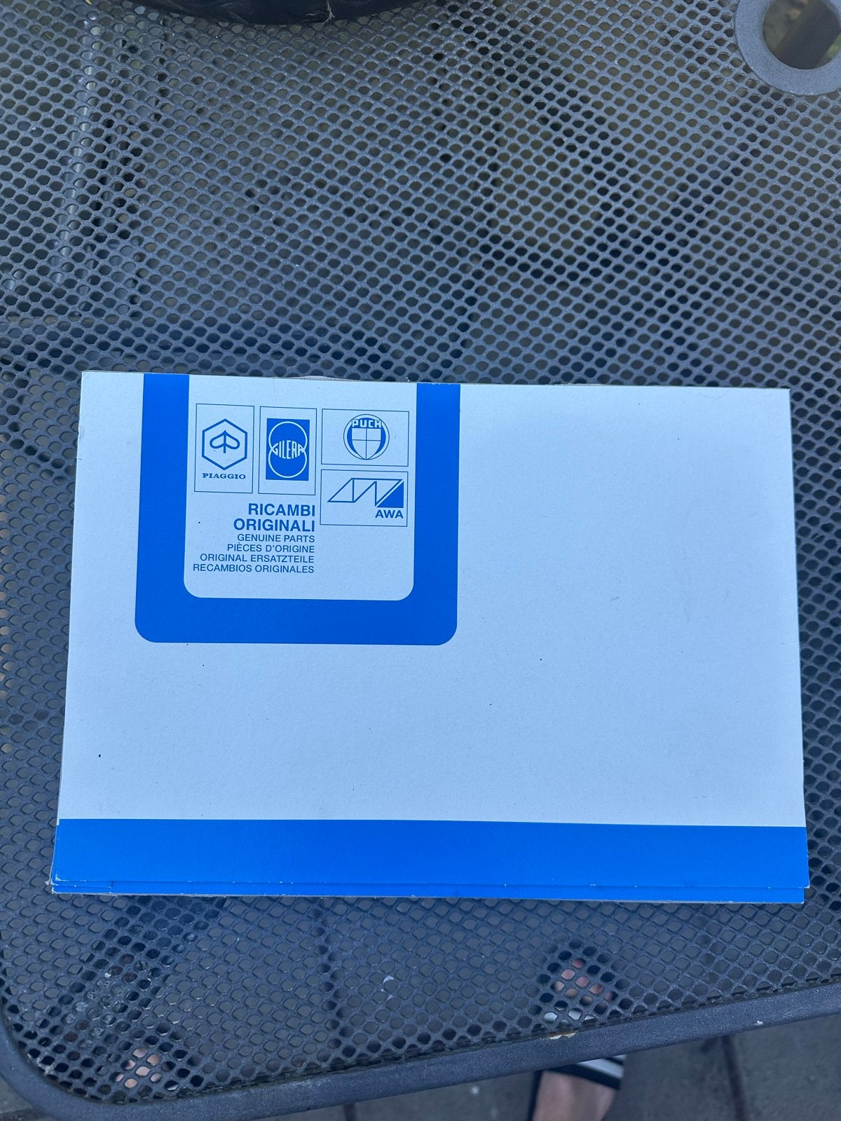 Pakkingen en pakkingpapier voor Piaggio Vespa, Ophalen of Verzenden, Nieuw, Overige typen, Piaggio