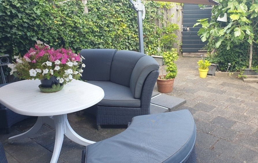 Hartman Loungeset 4-delig, rond, voor binnen en buiten, Tuin en Terras, Ophalen, 7 zitplaatsen
