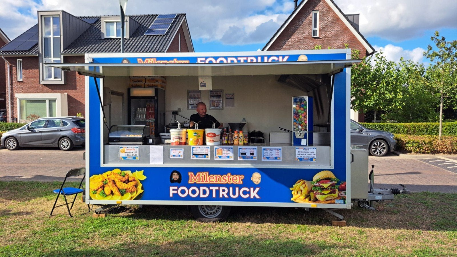 frietwagen op je trouwfeest aanhuis bedrijf  speeltuin enz, Ophalen of Verzenden, Nieuw, Overige