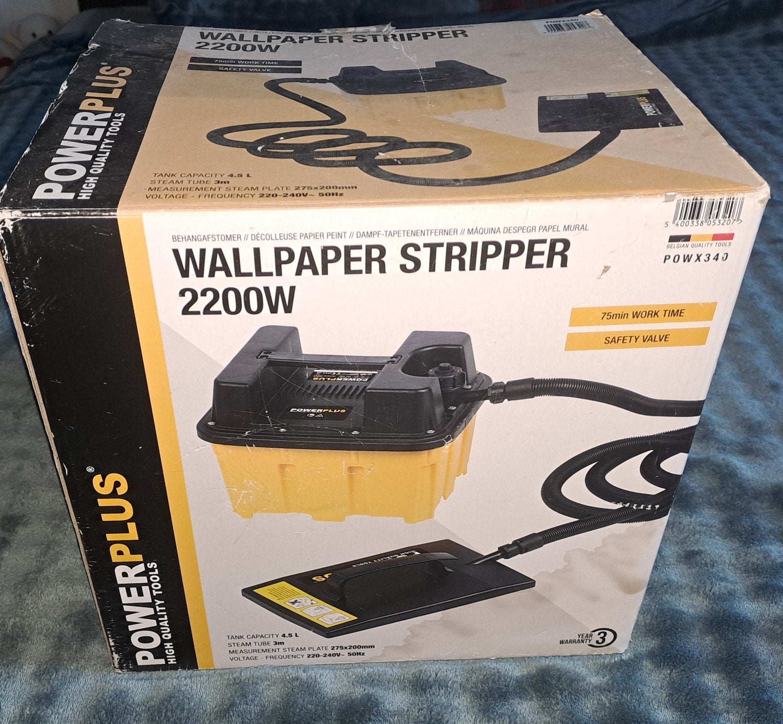 Powerplus Behangafstomer 2200W - Snel en Efficiënt, Ophalen of Verzenden