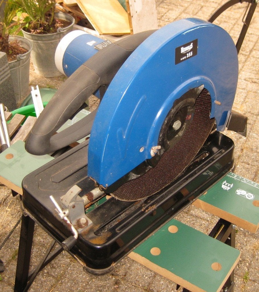 Metaal afkort slijpmachine,, Ophalen, Zo goed als nieuw, Afkortzaag, 30 tot 70 mm