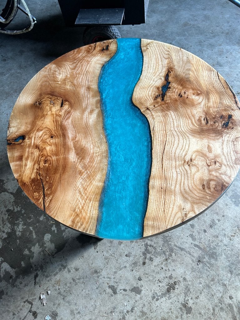 epoxy salontafel tafel Rivier nieuw, Huis en Inrichting, Tafels | Salontafels, Nieuw, 50 tot 100 cm, Rechthoekig, Ophalen