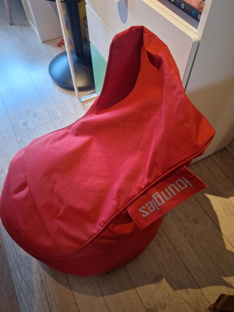 Zitzak voor kind, Huis en Inrichting, Zitzakken, Ophalen, Zo goed als nieuw, Rood
