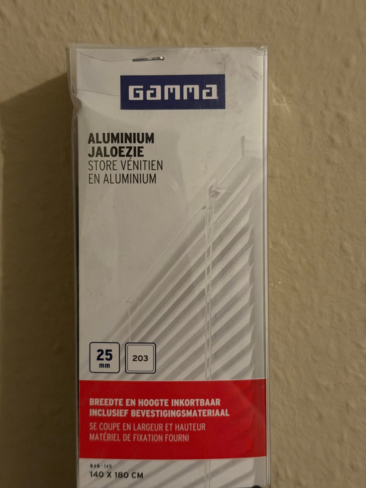 GAMMA aluminium jaloezieën zwart - 2x 100x180, 1x 140x180, Ophalen, Jaloezie, Zwart, Metaal