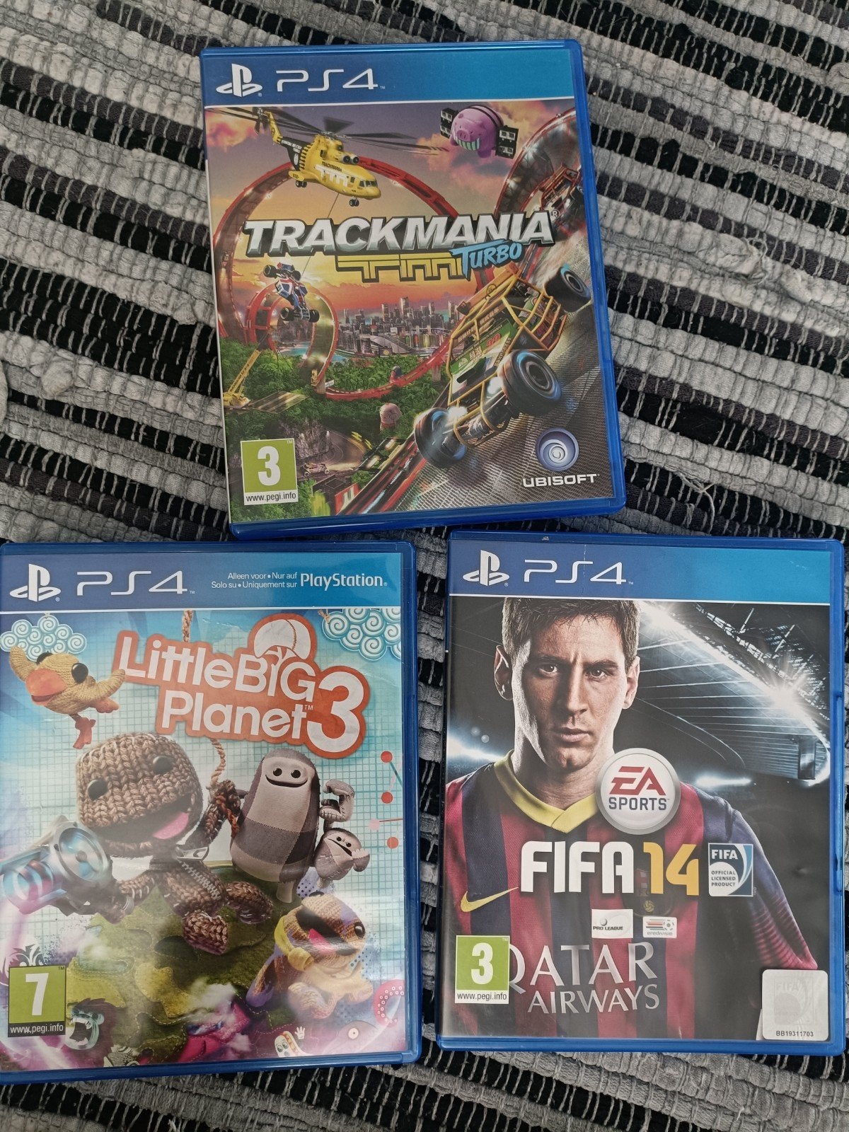 PS4 Games: Trackmania, LittleBigPlanet 3, FIFA 14, Gebruikt, Racen en Vliegen, Ophalen of Verzenden, Eén computer