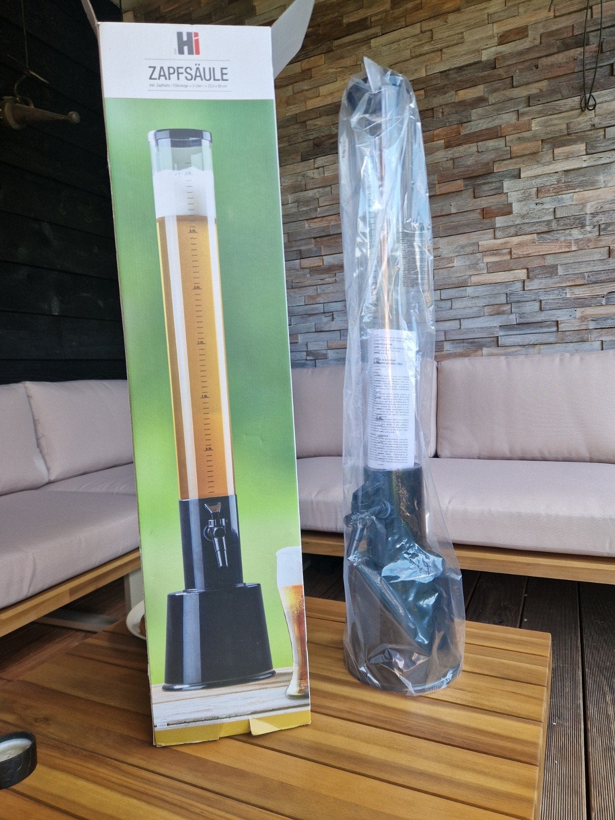 Hi Zapfsäule Biertap 3L - Nieuw in doos, Ophalen, Overige typen, Kunststof, Nieuw