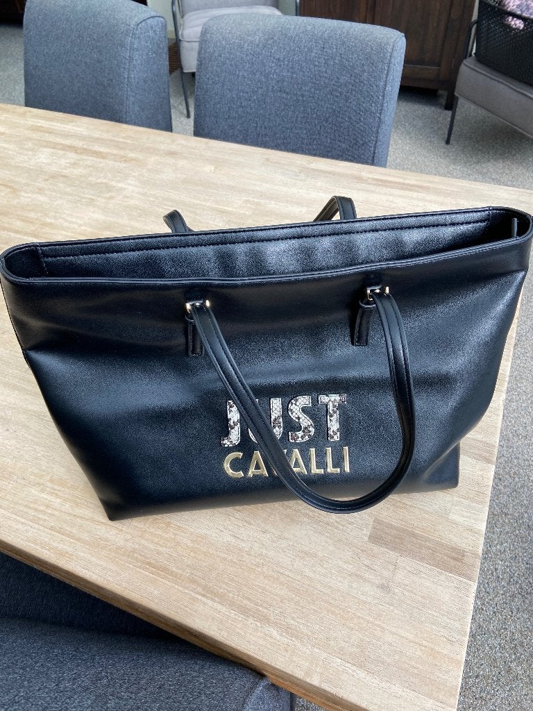 Just Cavalli tas nieuw, Verzenden, Nieuw, Zwart, Shopper