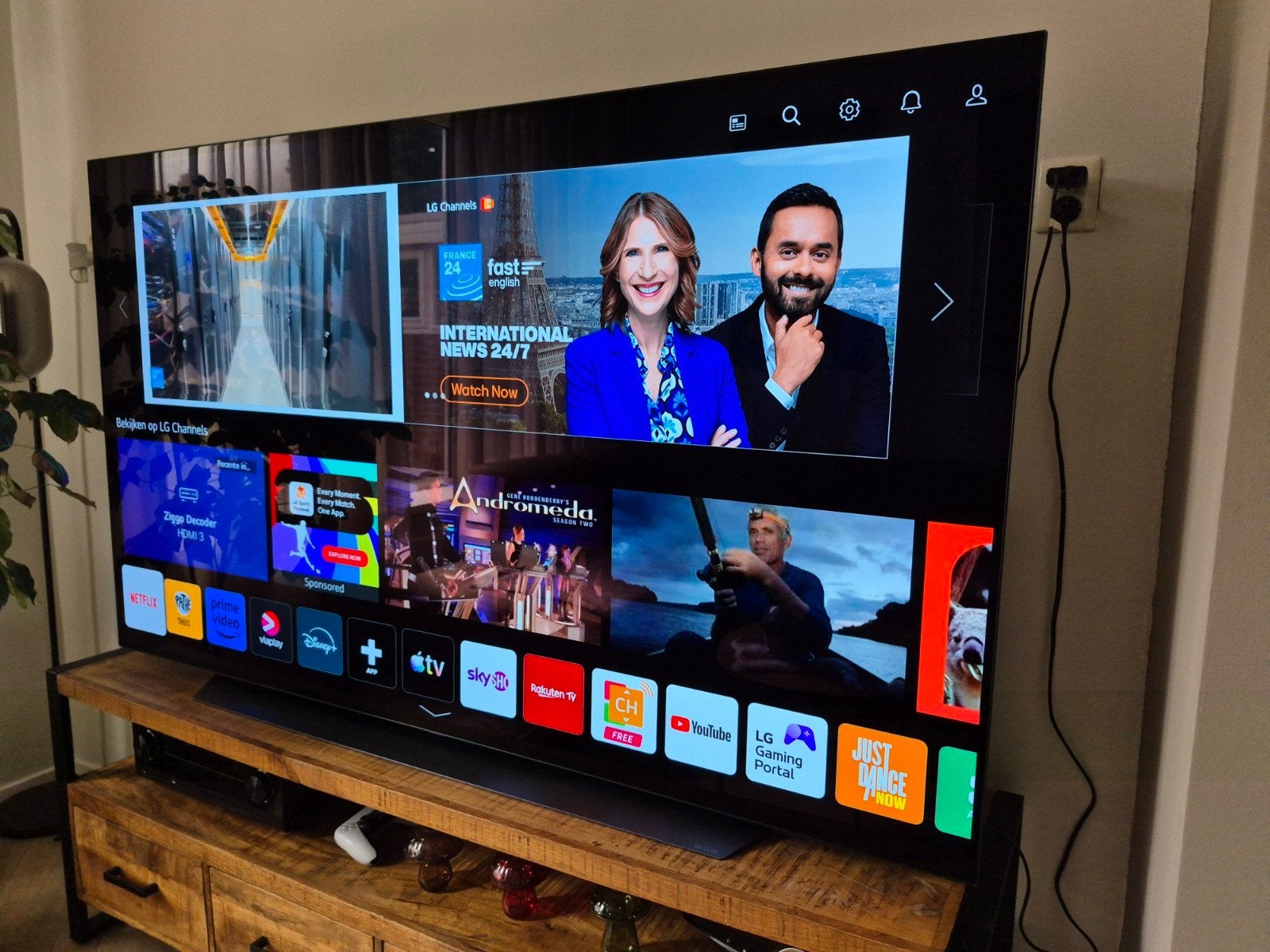 Lg oled 77 inch, 120 Hz, Ophalen of Verzenden, Zo goed als nieuw, 100 cm of meer