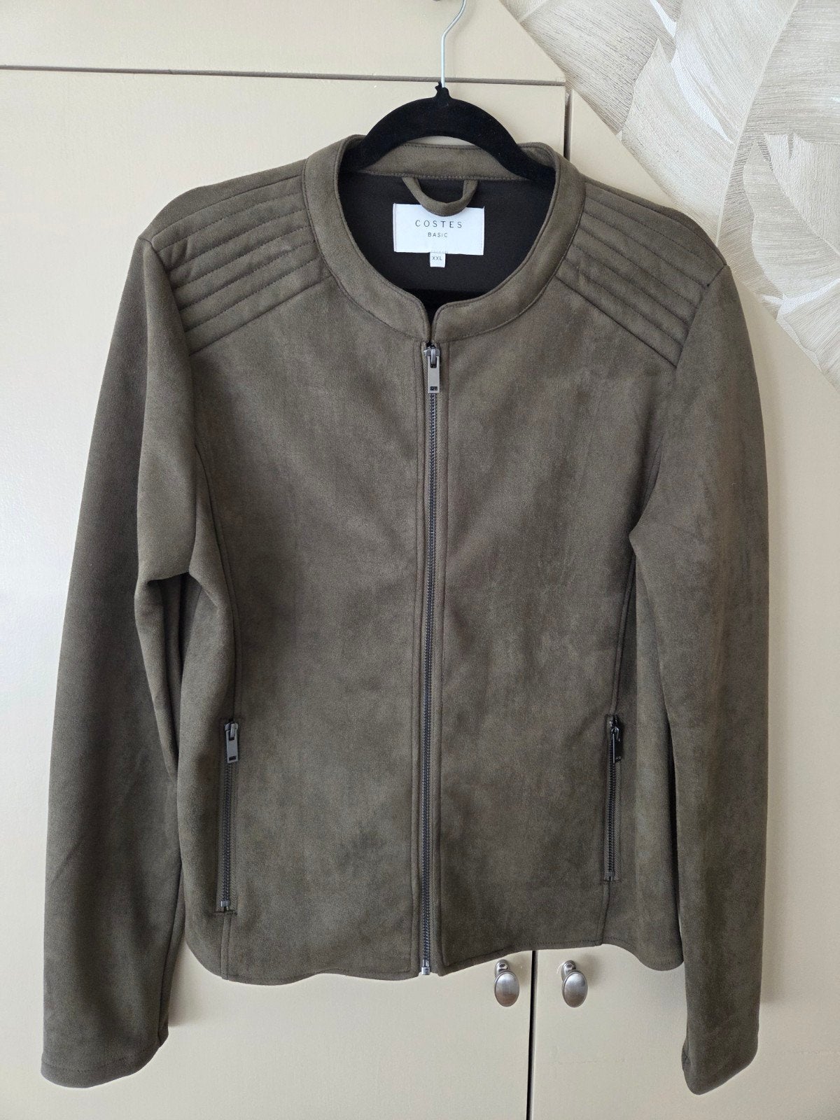 zgan COSTES BIKERJASJE maat xxl...legergroen,de winterkleur!, Ophalen of Verzenden, Zo goed als nieuw, Maat 46/48 (XL) of groter