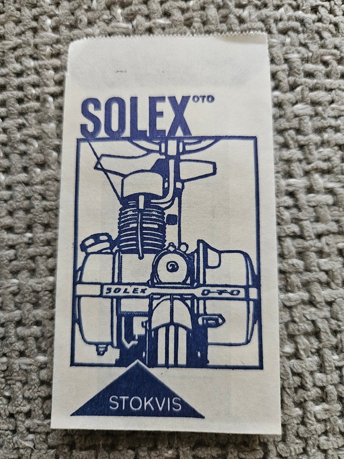 Solex Oto Bromfiets Stokvis suikerzakje, Verzamelen, Ophalen of Verzenden