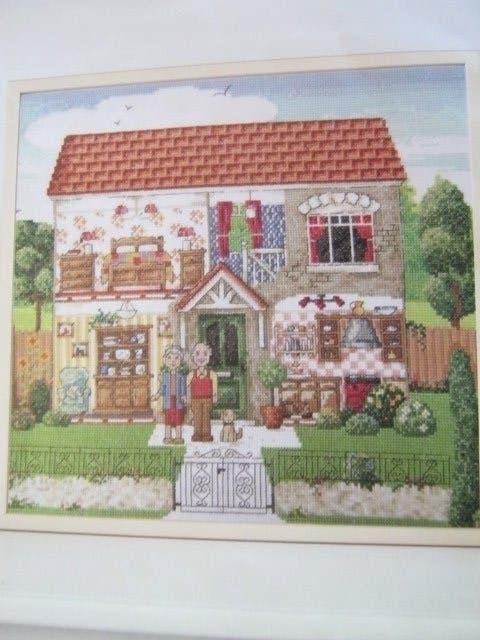 Borduurpatroon   Huis van Opa en Oma   nr 9558, Verzenden, Nieuw, Handborduren, Patroon