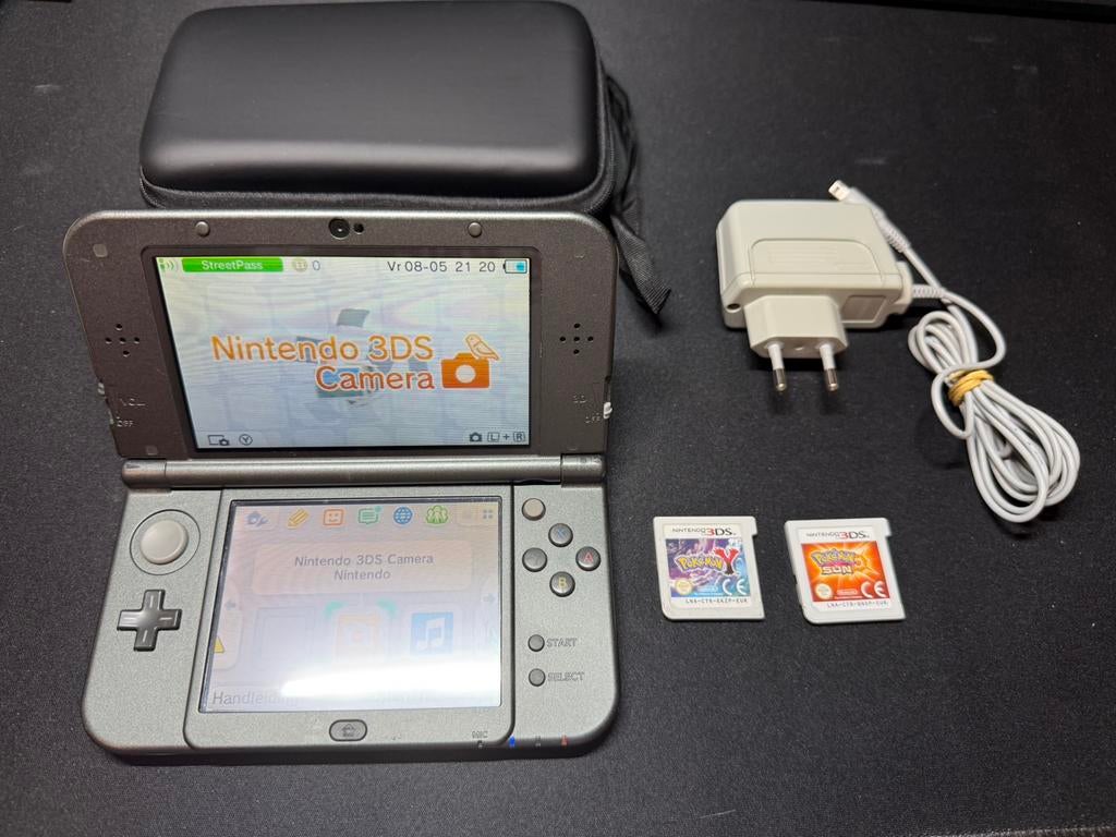 New Nintendo 3DS XL - top IPS, Spelcomputers en Games, Spelcomputers | Nintendo 2DS en 3DS, Gebruikt, Overige kleuren, 3DS XL