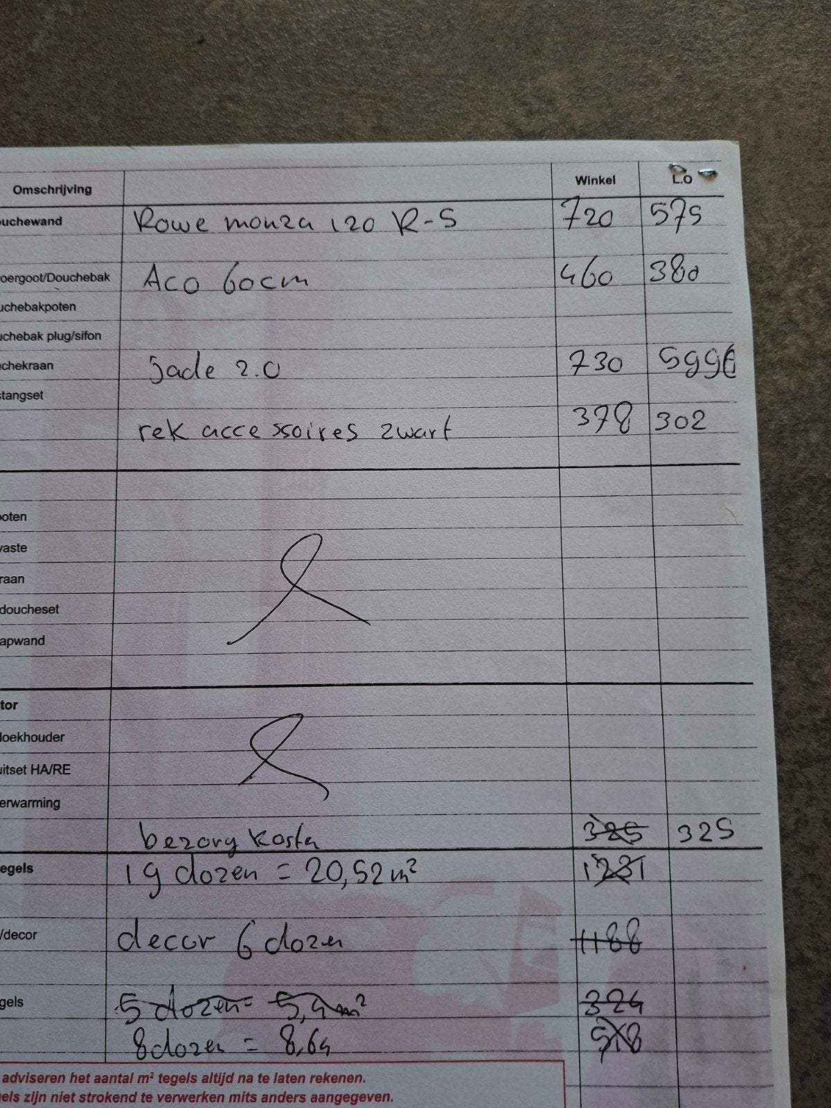 Monza Inloopdouche MZ120 RS - Nieuw in doos, Ophalen, Nieuw, Glas, Douche