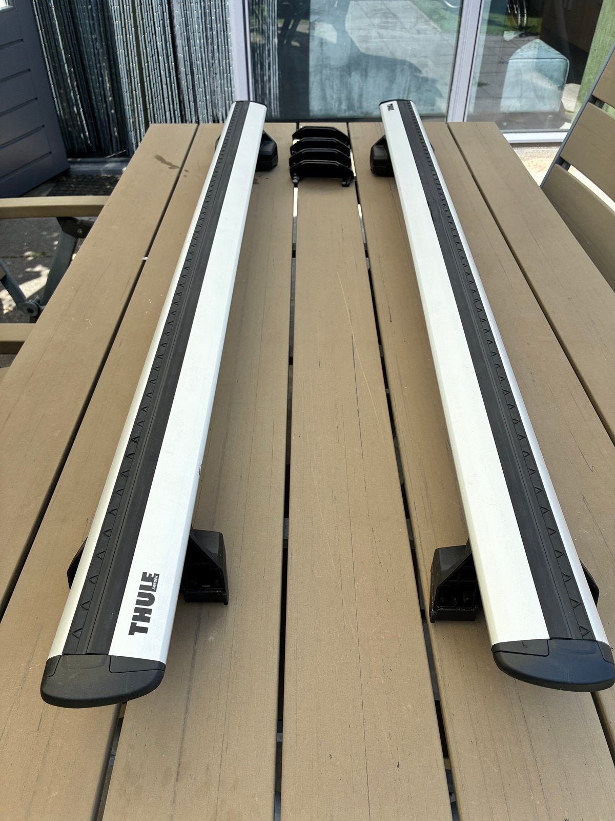 Thule EVO Wingbar dakdragers - 117 cm, Ophalen, Zo goed als nieuw