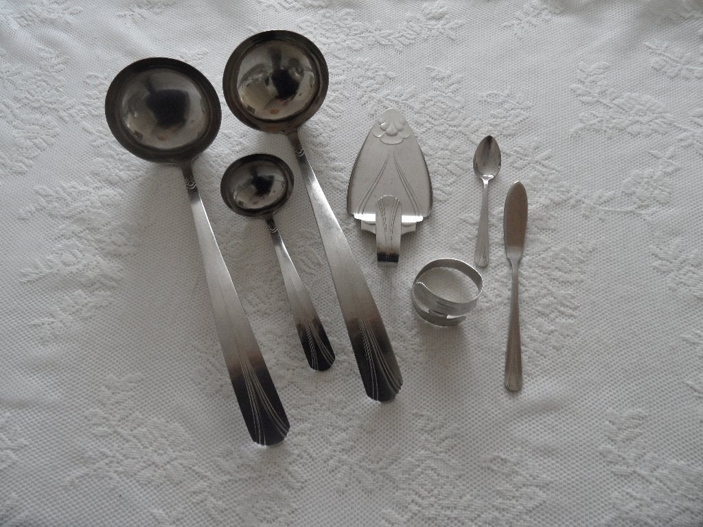 gero zilmeta 598 (palmet/waaier) enkele bestekdelen, Ophalen of Verzenden