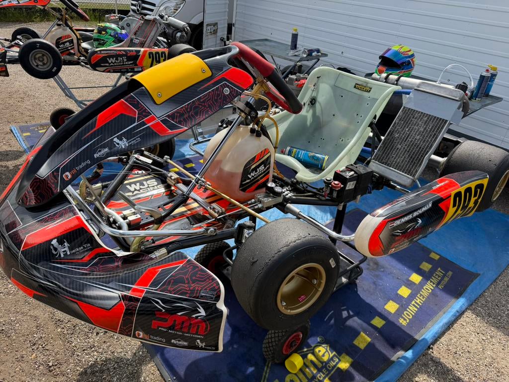Tony Kart 2024 met IAME x30 en Mychron5, Sport en Fitness, Karting, Ophalen of Verzenden, Zo goed als nieuw, Kart