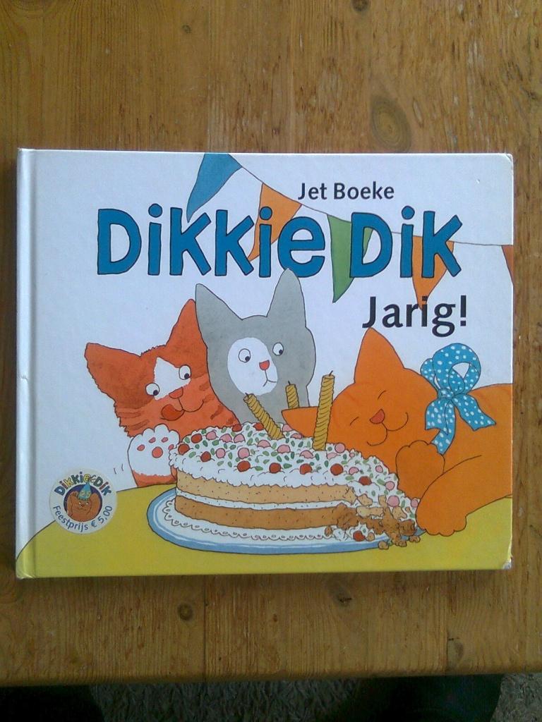 Dikkie Dik is jarig / Dikkie Dik in de tuin   Jet Boeke, Boeken, Kinderboeken | Baby's en Peuters, Ophalen of Verzenden, Gelezen