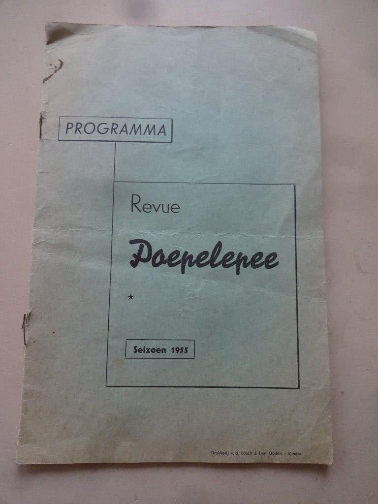 Revue Poepelee Programma Ter Horst & Co Rijssen, Ophalen of Verzenden, Gelezen