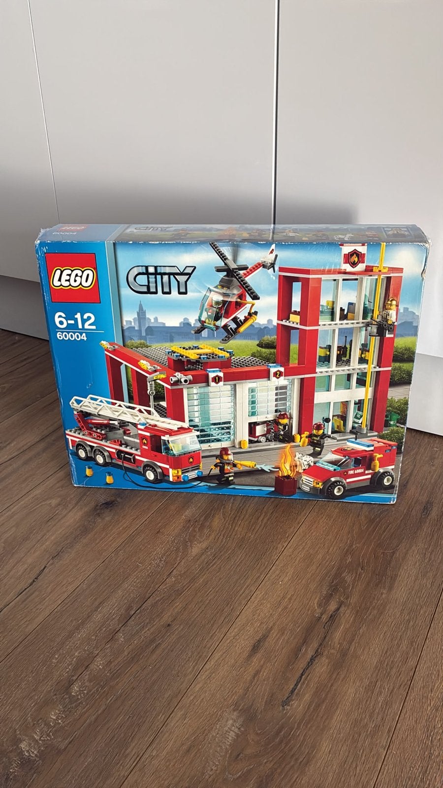 Lego City 60004 Brandweerkazerne - Compleet met doos & boekj, Lego, Ophalen of Verzenden, Compleet, Complete set