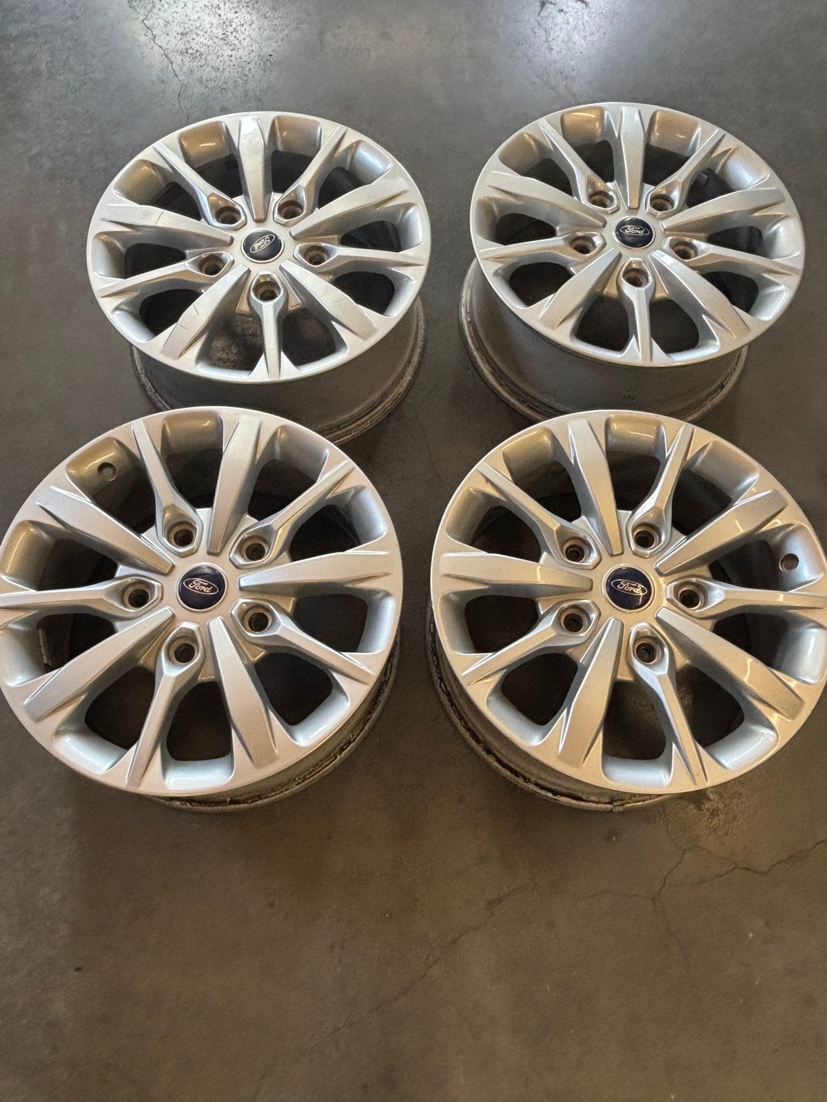 Orginele  18 inch ford  transit custom sport  wielen, 16 inch, Banden en Velgen, Nieuw, Bestelwagen