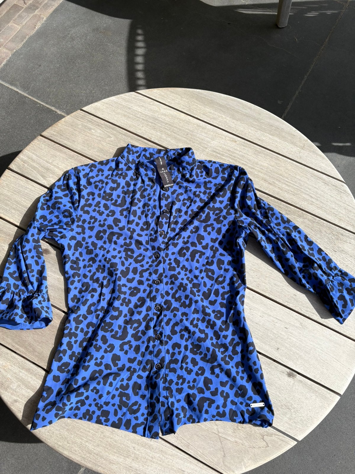 Bloes- Kobalt blauw- Jane Lushka- maat S, Ophalen of Verzenden, Zo goed als nieuw, Maat 38/40 (M), Blauw