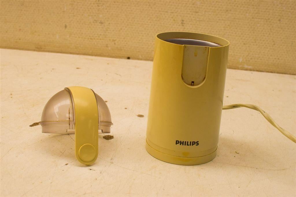 Philips elektrische koffiemolen 48620, 10 kopjes of meer, Ophalen of Verzenden, Gebruikt, Koffiemachine