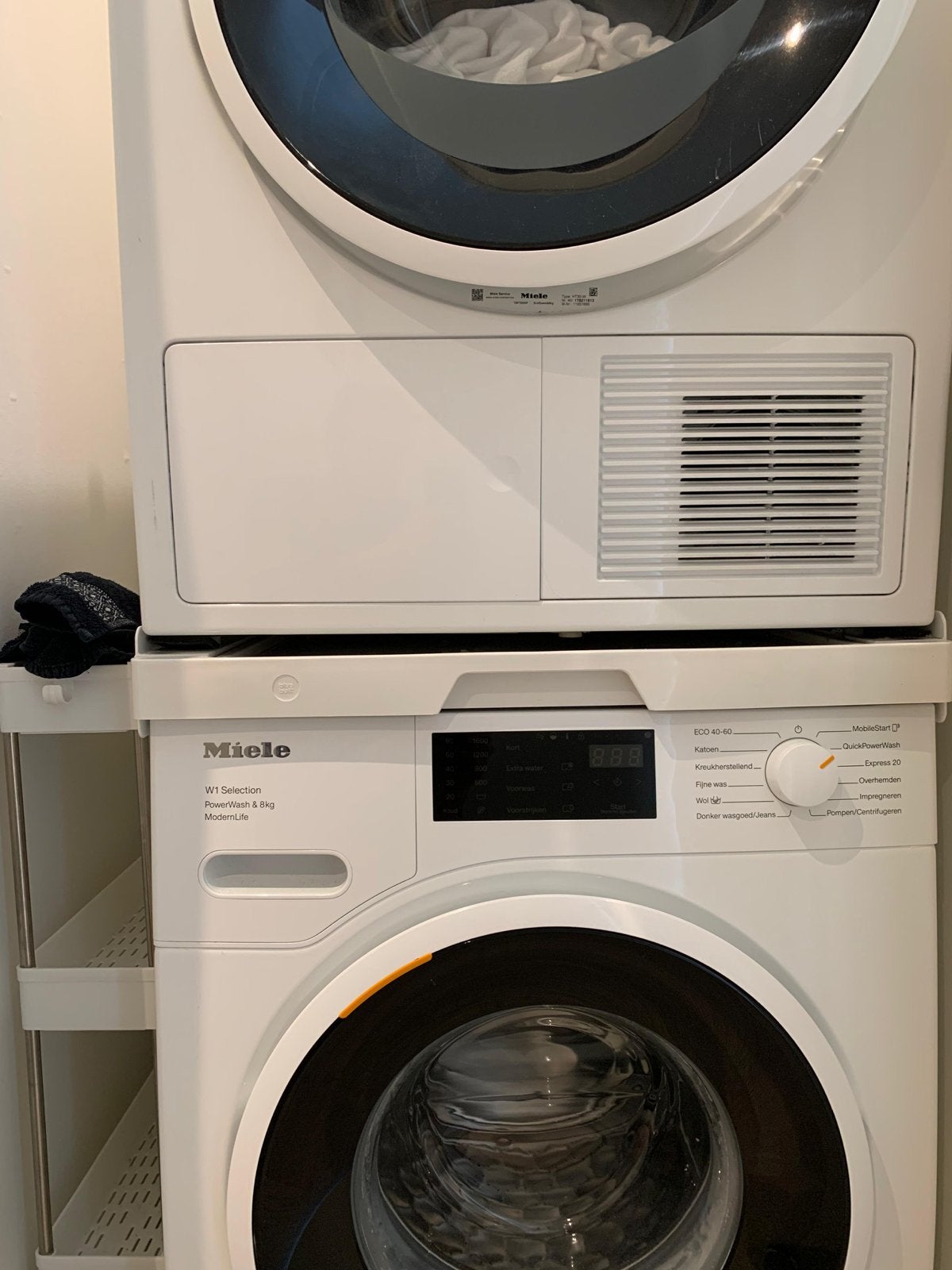 Premium BlueBuilt Universeel tussenstuk wasmachine en droger, Ophalen of Verzenden, Zo goed als nieuw