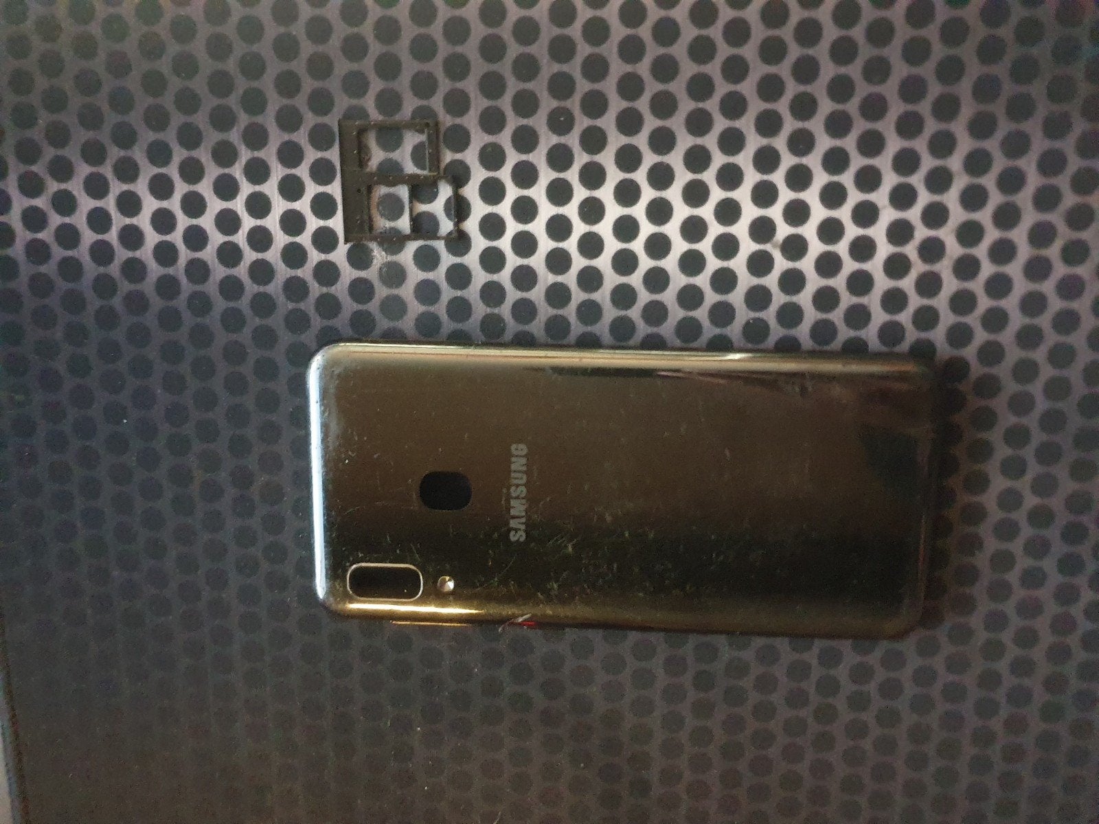Achterkantje zwart voor Samsung Galaxy A20e, Ophalen, Gebruikt, Overige modellen, Frontje of Cover