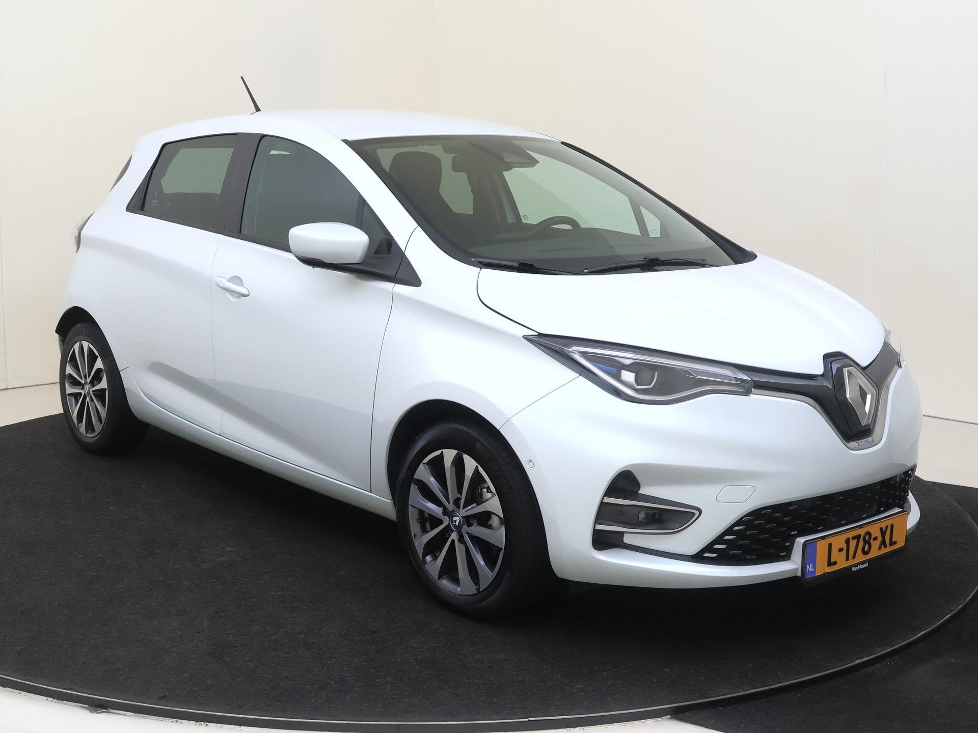 Renault ZOE R135 Intens 52 kWh inclusief Koopaccu 1e eig. |, Auto's, 136 pk, Gebruikt, Wit, Origineel Nederlands