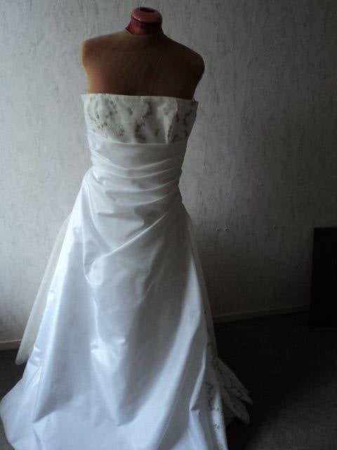 trouwjurk mt 38, Ophalen of Verzenden, Nieuw, Wit, Trouwjurk