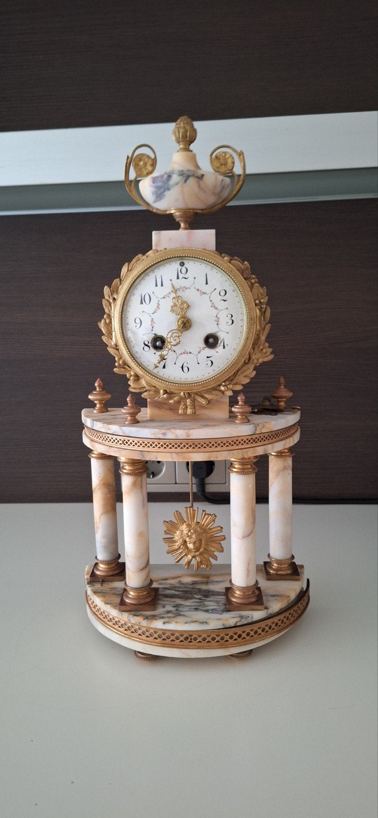 Antieke  Franse pendule in top staat, Ophalen