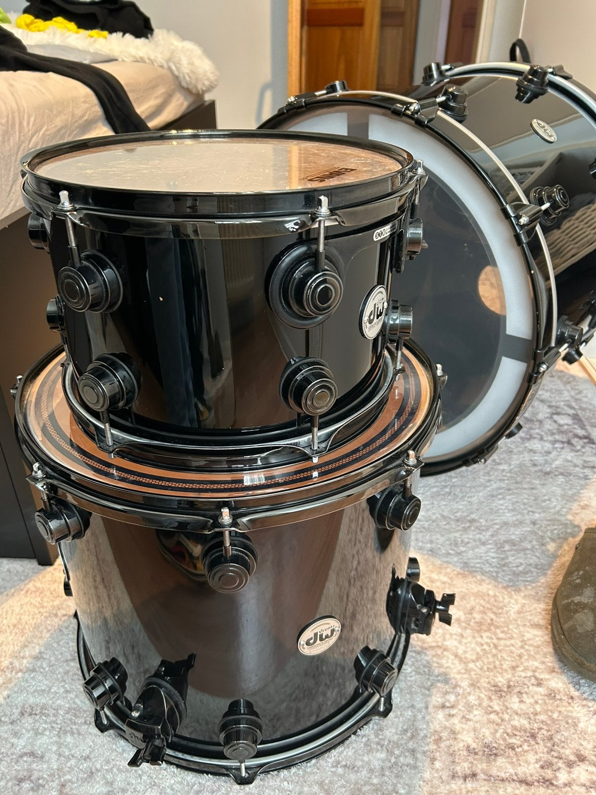 DW collectors black laquer, Muziek en Instrumenten, Drumstellen en Slagwerk, Ophalen, Zo goed als nieuw, Overige merken
