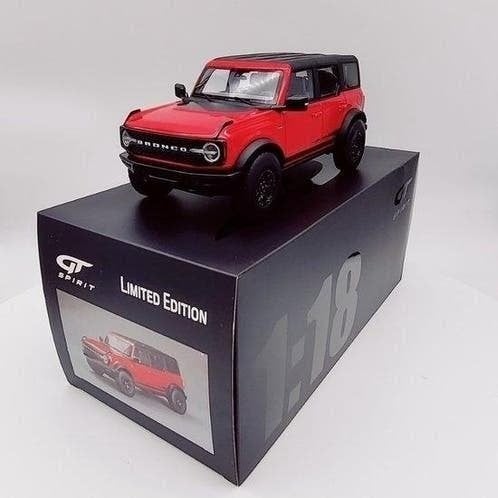 Ford Bronco/Red/4drs/1:18/GT Spirit "Zomeraanbieding", Hobby en Vrije tijd, Modelauto's | 1:18, Overige merken, Rue de L' Ecusson 2, 56120 Josselin France