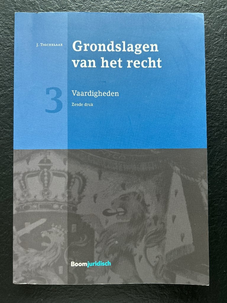 Grondslagen van het recht, Ophalen of Verzenden, Alpha, Zo goed als nieuw, WO