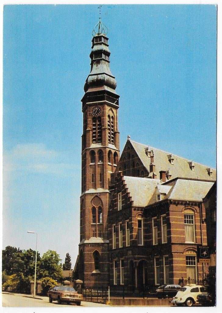 Lisse R K Kerk St Agatha Gelopen Ansichtkaart ( B4849 ), Ophalen of Verzenden, 1980 tot heden, Gelopen