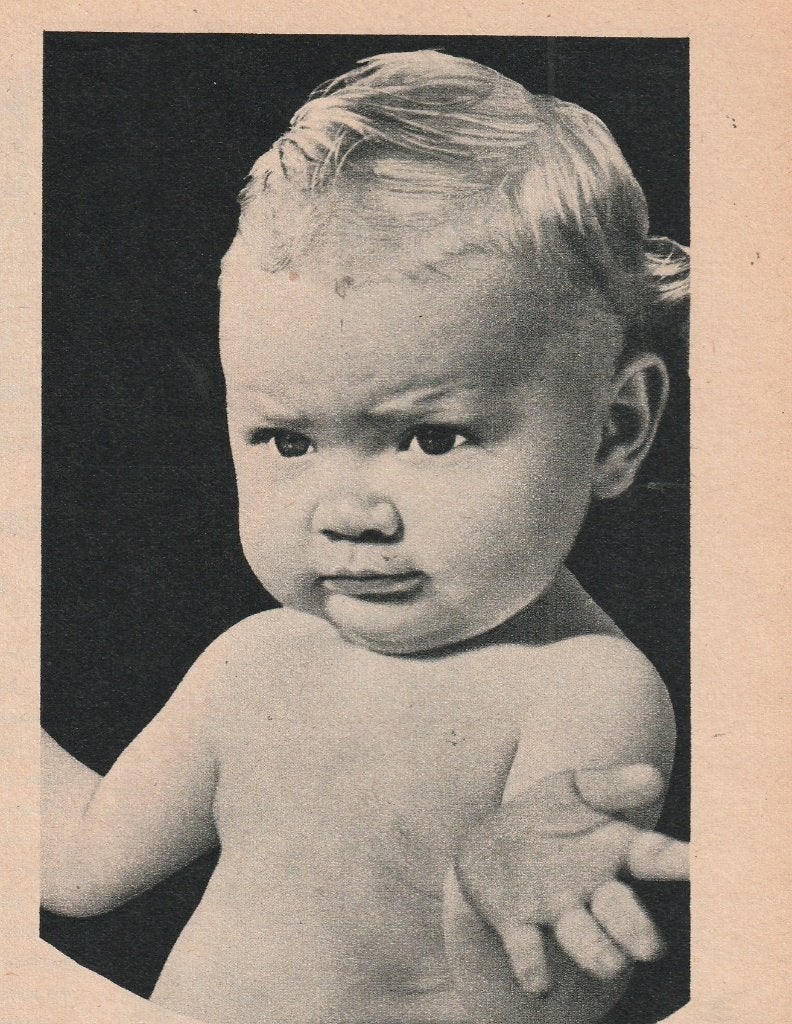 Retro reclame 1955 Ruton stofzuiger baby wil geen stof, Verzamelen, Verzenden, Overige typen