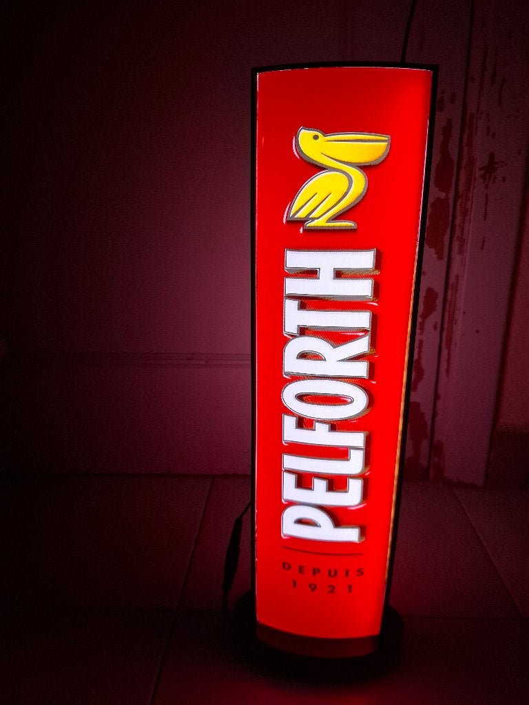 lichtreclame Pelforth bier, Ophalen of Verzenden, Nieuw, Lichtbak of (neon) lamp