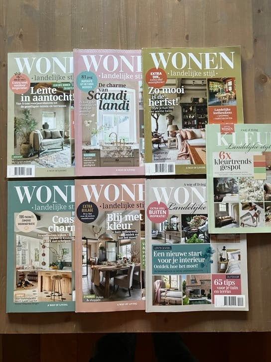 Woonmagazines Wonen Landelijke Stijl, Boeken, Ophalen of Verzenden, Zo goed als nieuw, Overige typen