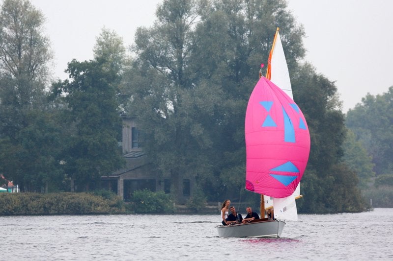 Wedstrijd Valk 818 zeilboot, Ophalen, Hout, Inclusief zeilen, Overige merken