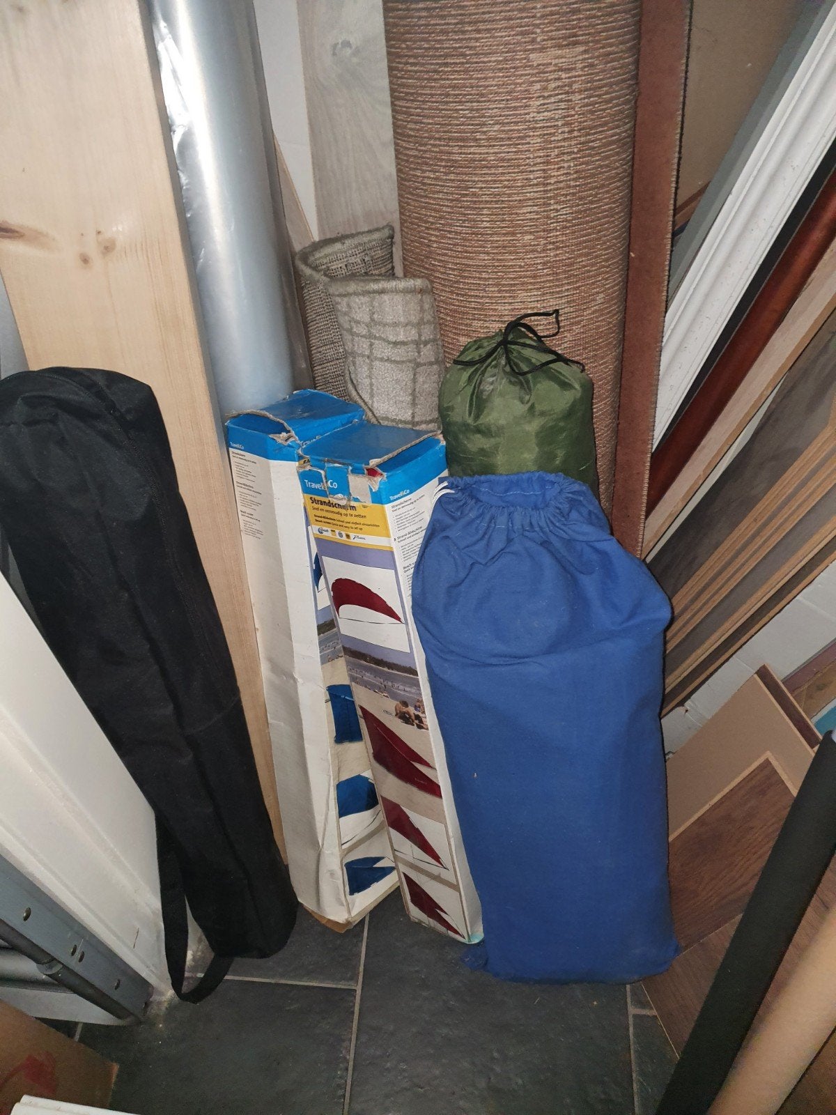 windscherm recht of rond tapijt rechthoek rondjes, Tuin en Terras, Ophalen, Overige typen