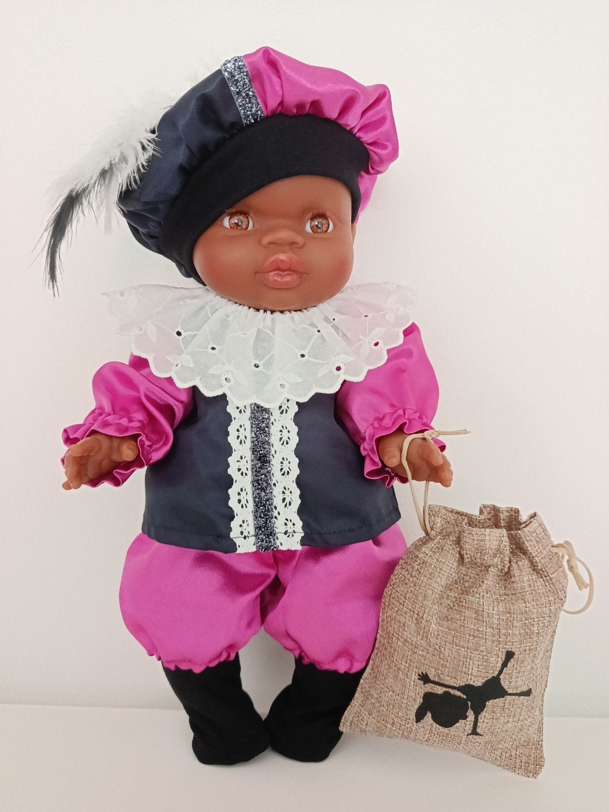 Poppenkleertjes voor Gordi poppen van 34cm Pietenpakje, Kinderen en Baby's, Ophalen of Verzenden, Nieuw, Babypop
