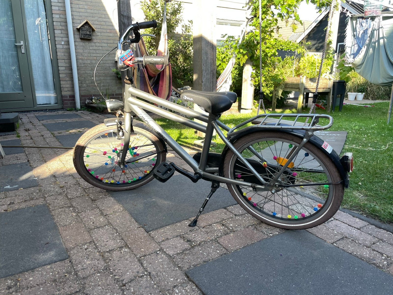 Alpina 20 inch jongensfiets - Stoer en compleet!, Terugtraprem, Gebruikt, Minder dan 49 cm, Ophalen