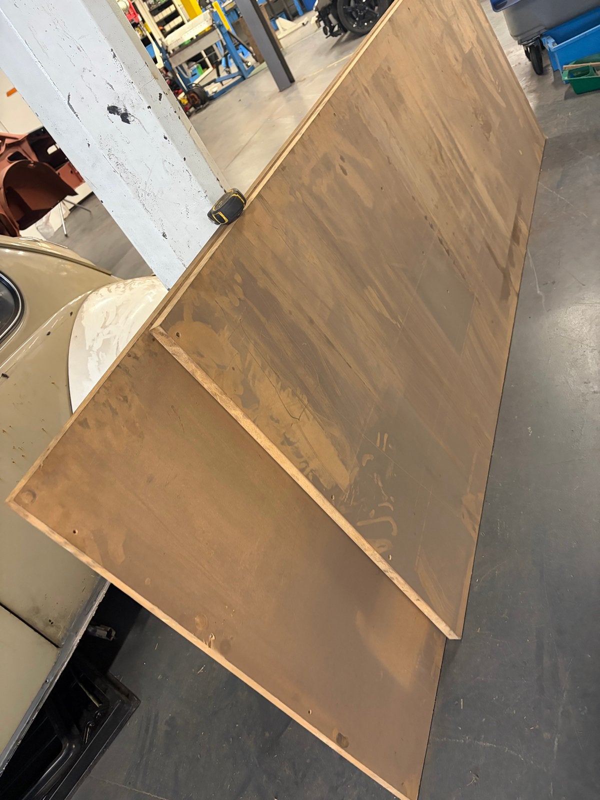 Moet snel weg: 4x Gratis MDF plaat 30mm, 2.67m x 1.00m, Doe-het-zelf en Verbouw, Ophalen, Gebruikt, 25 tot 50 mm, Overige typen