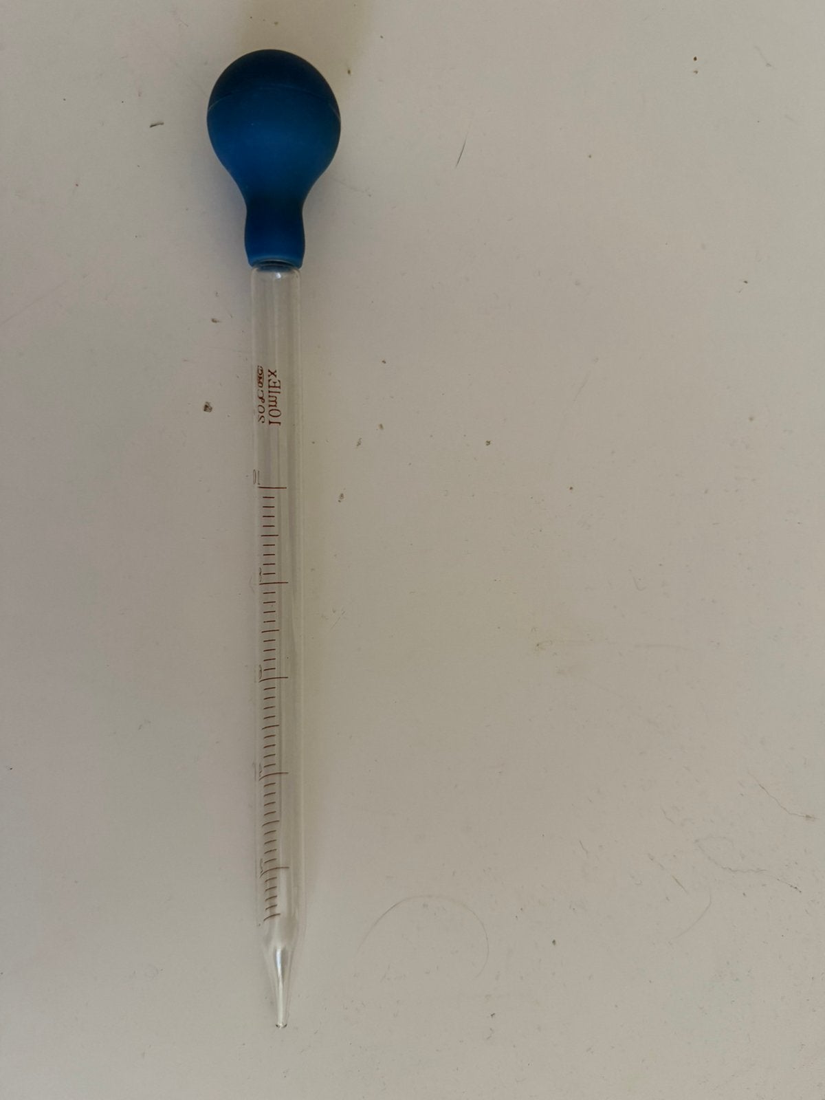 Glazen pipet 10ml, Ophalen of Verzenden, Zo goed als nieuw, Balpen, Overige merken