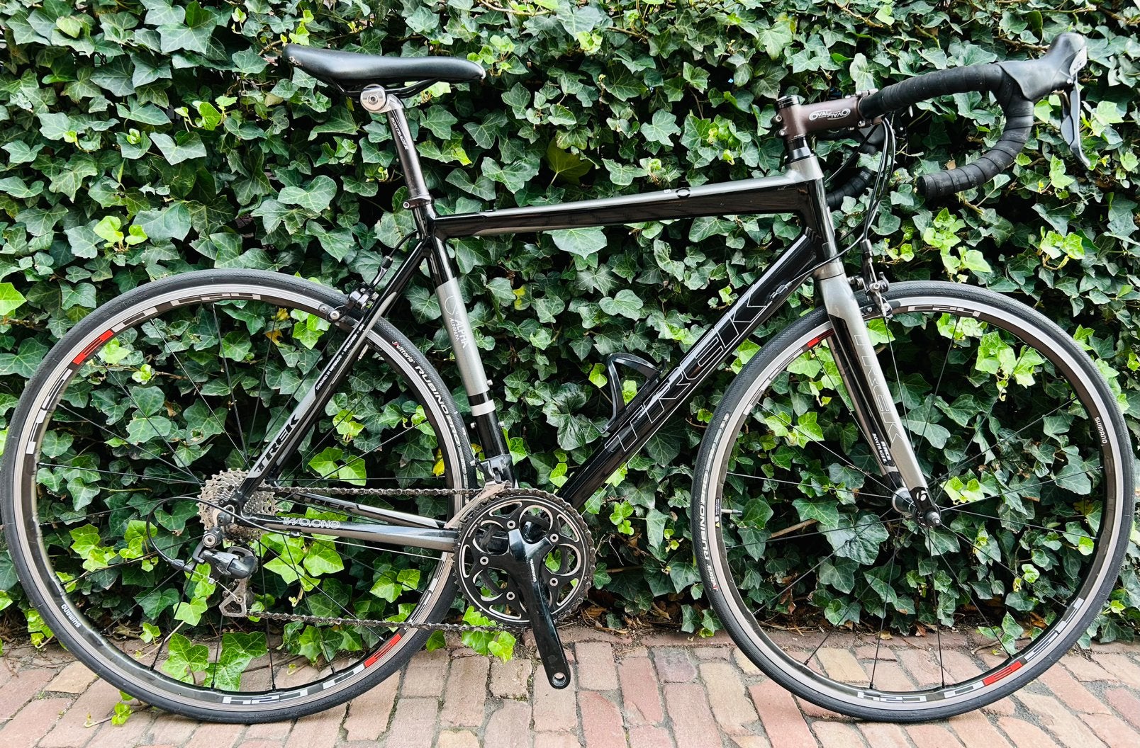 TREK Alpha 2.1 - Shimano 105 - carbon wielset, 28 inch, Gebruikt, Velgrem, Aluminium
