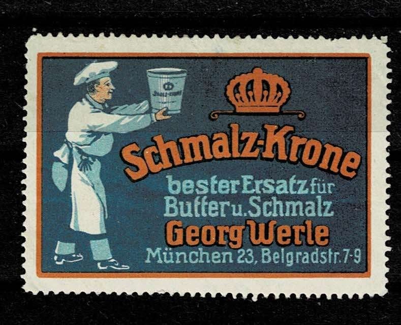 sluitzegel Duitsland SCHMALZ-KRONE, Ophalen of Verzenden, Overige thema's