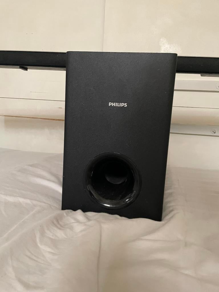 Philips Soundbar met Subwoofer - Krachtig Geluid, Ophalen of Verzenden, Bluetooth, Gebruikt