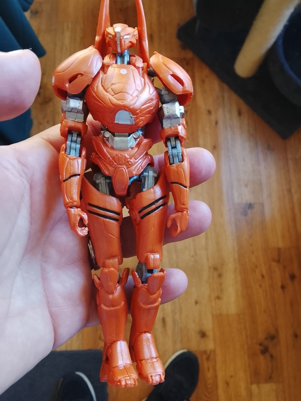 oranje robotfiguur, Ophalen of Verzenden, Zo goed als nieuw